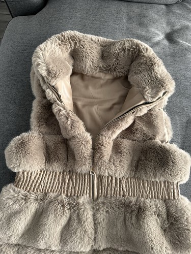 Faux fur gilet - uk, medium
