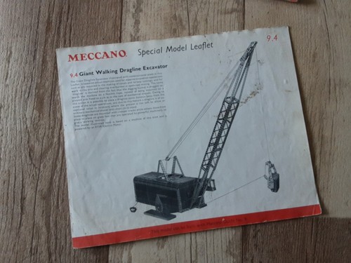 Meccano special model - meccano, leaflet