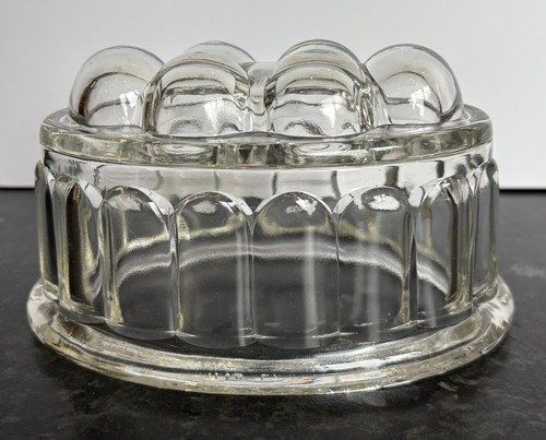 Glass jelly mould oval - mould,