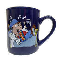 Tetley Tea Folk & Cadbury's Time Out Mug Vintage 90's Advertising Collectable