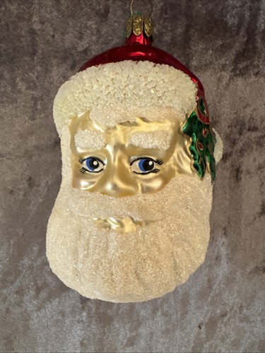 Waterford santa glass - santa, bauble