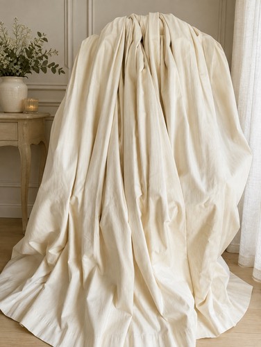 Bespoke cream linen look - cream,
