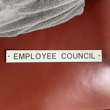 Vintage old sign laminated