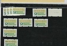 GERMANY AUTOMATION LABELS , ATM LABELS , MACHINE POSTAGE TICKETS