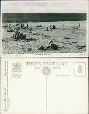 Beach Sand Bay Real Photo Tucks 