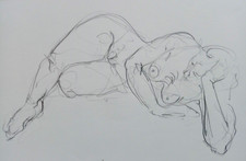 Original pencil drawing of a