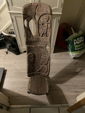 Vintage Genuine Handcarved Tribal Art African Birthing Chair