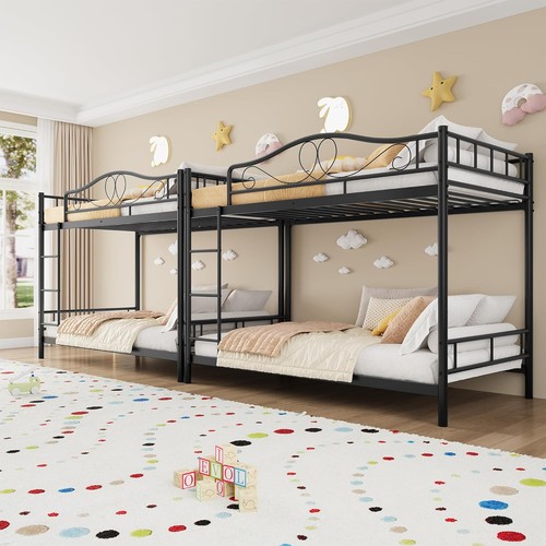 Metal bunk bed twin - metal,