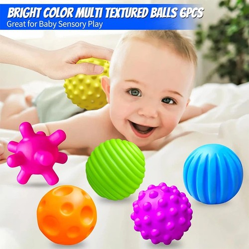6pcs baby sensory - baby, textured