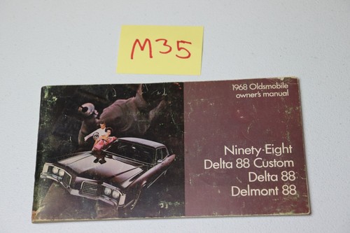 1968 oldsmobile owner manual - oldsmobile, owner's