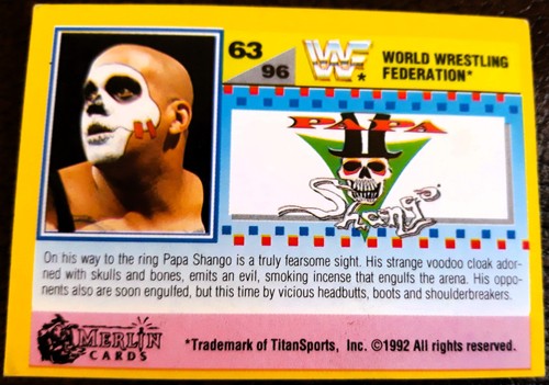Wwf summer slam 1992 cards - summer,
