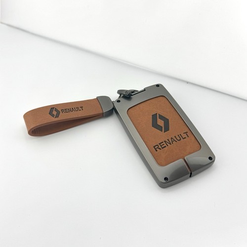 Zinc alloy leather key - zinc,