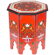 Oriental Side Table Flower