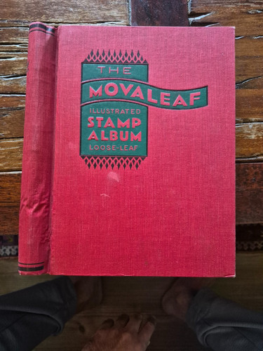 Vintage movaleaf stamp album - vintage,