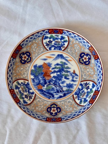 Tozan japanese porcelain plate - japanese,