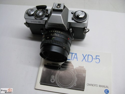 Minolta slr camera - xd-5,