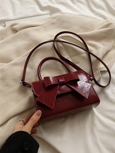 Women leather shoulder bag - women's,