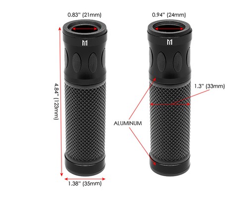 Motorbike handgrips for - handgrips, suzuki