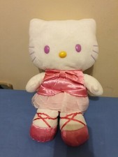 Soft Plush Toy Cat Hello Kitty Ballerina 19x33x11cm Age 3+ VGC