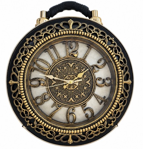 Steampunk clock purse perfect - purse-,