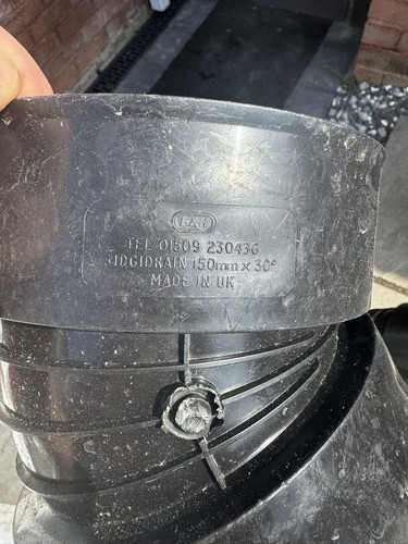 Degree bend 150mm land - degree,