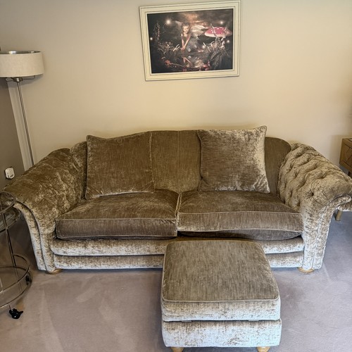 Sofa grey and seater with - 2,