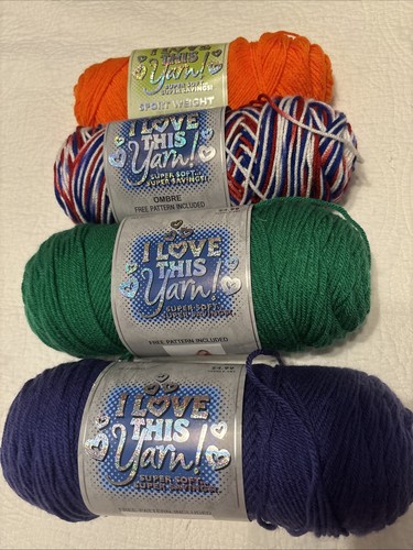 Mixed lot skeins - 4, “i