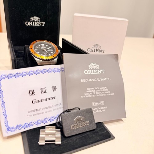 Orient mako orange bezel - orient,