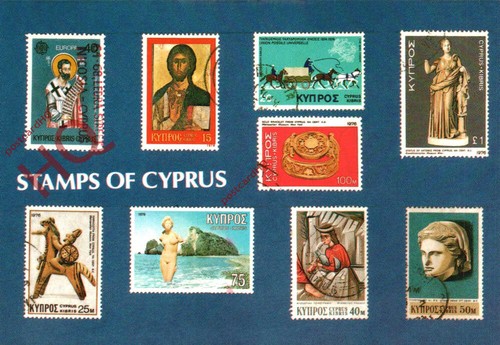 Picture postcard stamps of - picture,