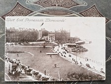 West End Promenade - Morecambe - 1911 Postcard
