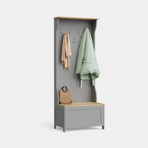 Ash hallway coat rack - ash,
