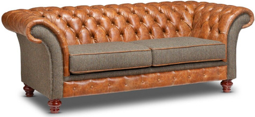 Chesterfield sofa leather - sofa,