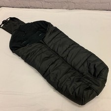 Extra Large Footmuff with Zips to Adjust Black