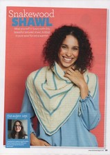 Snakewood Shawl / Wrap - Knitting Pattern - Bérangère Cailliau - Novita DK