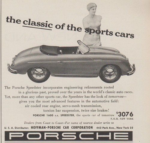 1956 porsche 1600 speedster - 1956,