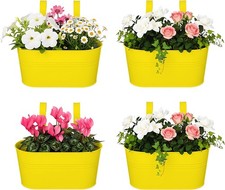 30cm Fence Railing Planters W/