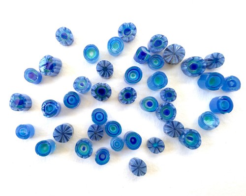 20g blue pinwheel - , pattern