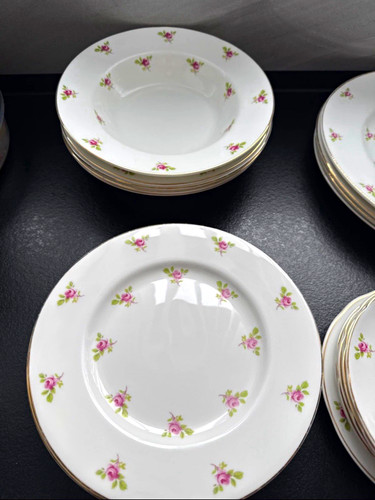 Bone china floral - china, set