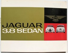 JAGUAR 3.8 Sedan USA Model Car Sales Brochure 1964