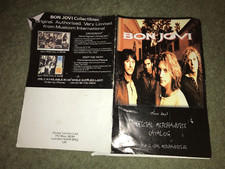2005 2006 Bon jovi these days tour official merchandise catalogue wembley