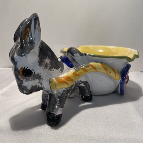 Italian art pottery - italian, donkey