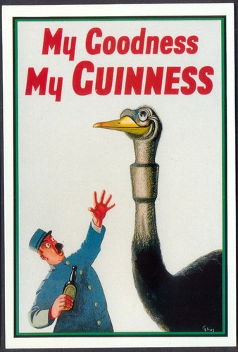 Modern postcard guinness - modern,