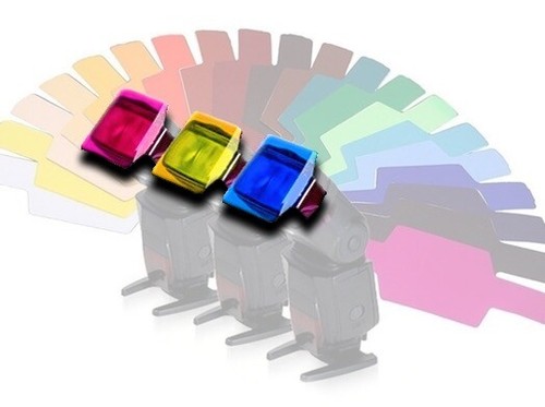 Color gel diffuser - gel, flash