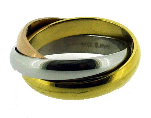 Silver gold rose - silver-gold-rose, tone