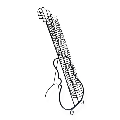Vintage black metal guitar - vintage,