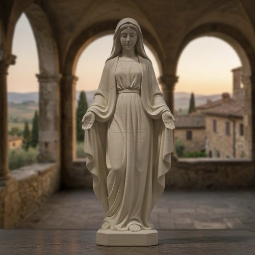 Detailed virgin mary - detailed,