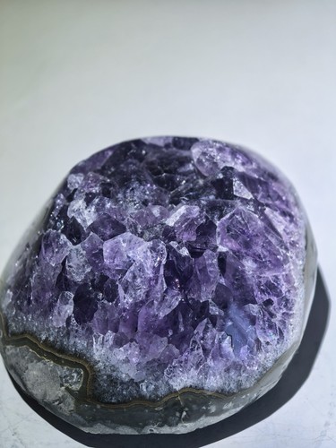 Natural amethyst geode cluster - amethyst,