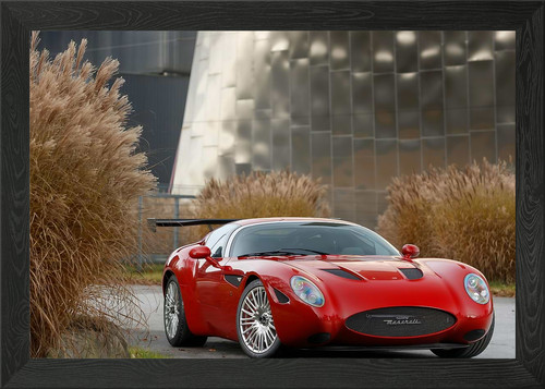 Maserati zagato framed wall - zagato,