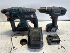 Bosch GBH 18V-EC SDS Hammer Drill + Bosch GSB 14, 4-2Li + Charger