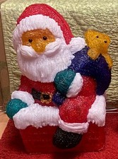 Christmas Acrylic Outdoor Indoor Decoration LED Light Santa Father Christmas 